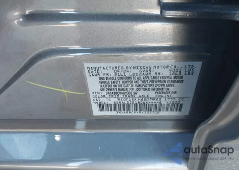 2024 Nissan Sentra Sv Xtronic Cvt z USA, uszkodzony, nr VIN 3N1AB8CV4RY333702